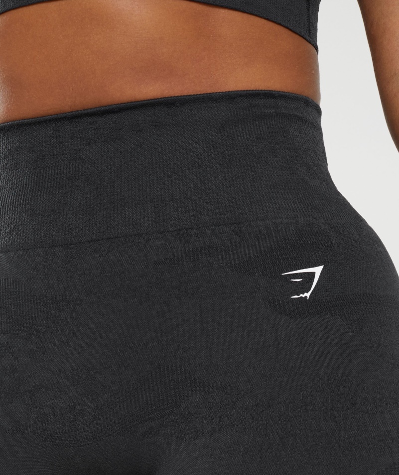 Gymshark Adapt Camo Bezšvové šortky Láva-čierna-onyx Sivá