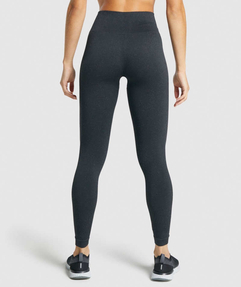 Gymshark Adapt Fleck Bezšvové Legíny Minerálne-čierne