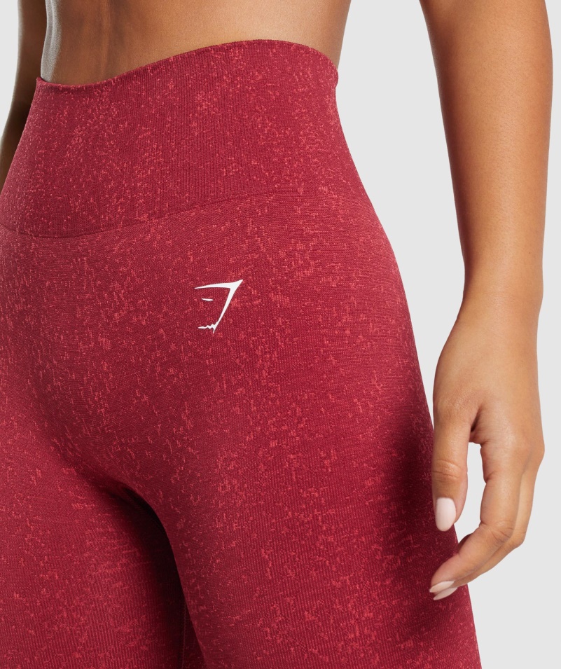 Gymshark Adapt Fleck Bezšvové Legíny Minerálno-bordové
