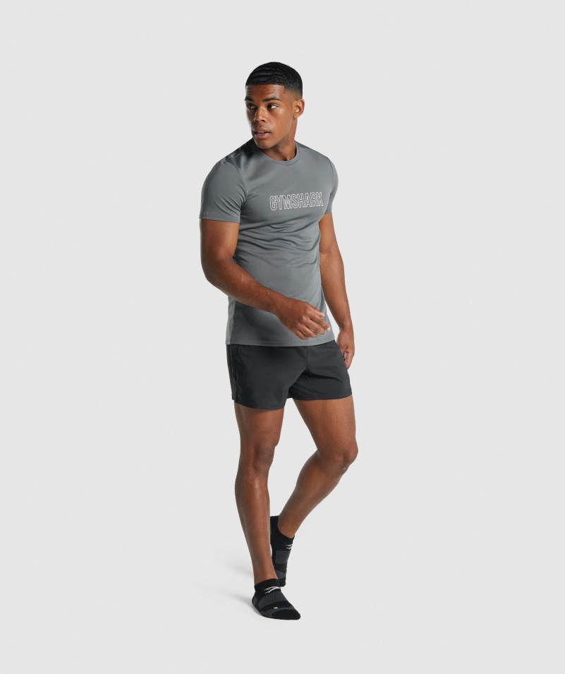 Gymshark členkové Výkonné Ponožky čierne