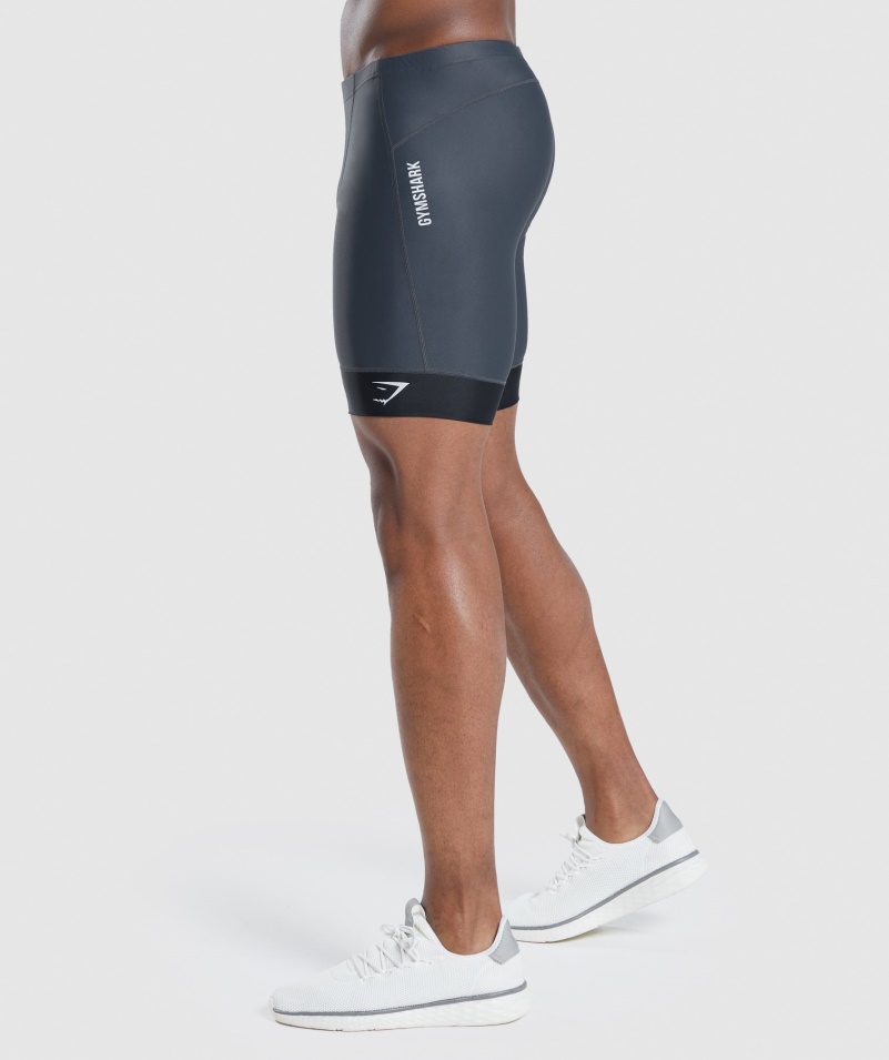 Gymshark Apex Multi šortky Onyx šedo-čierne