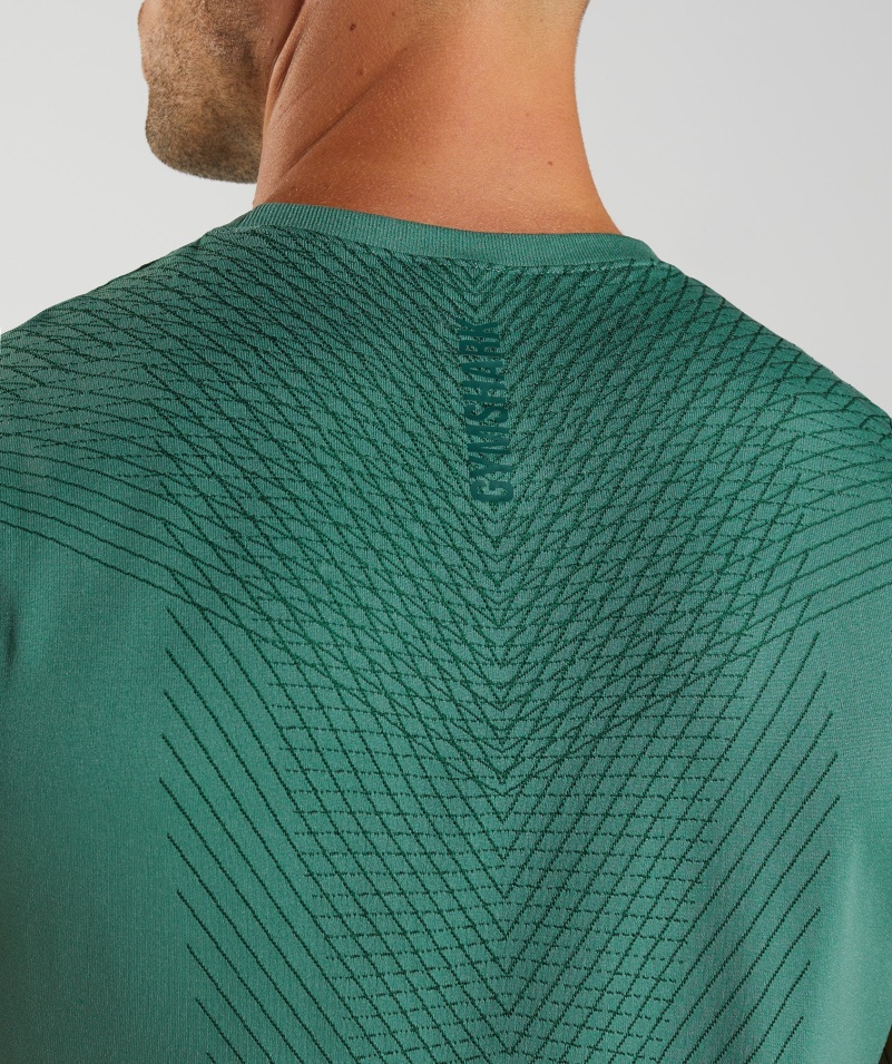 Gymshark Apex Bezšvové Tank Hoya Green-woodland Green