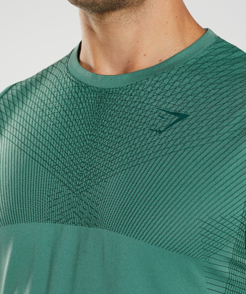 Gymshark Apex Bezšvové Tank Hoya Green-woodland Green