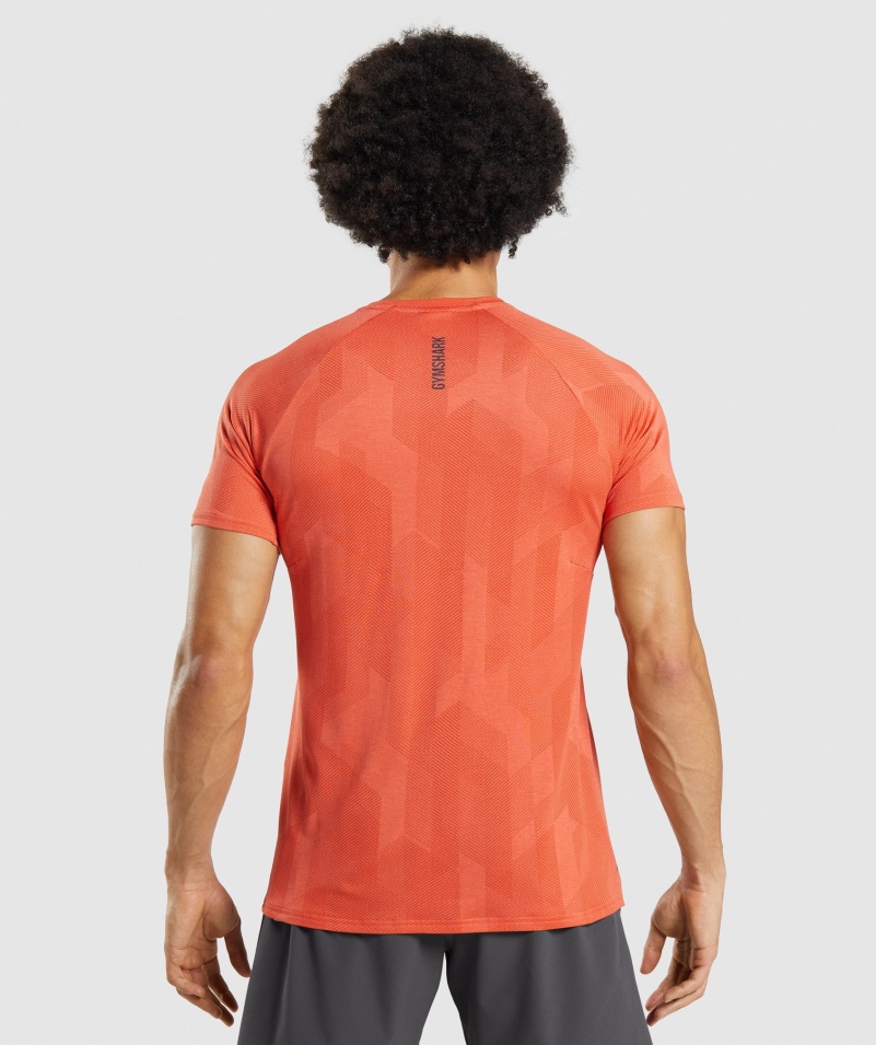Gymshark Apex Tričko Spicy Orange-papaya Orange