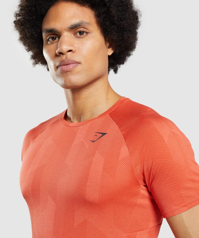 Gymshark Apex Tričko Spicy Orange-papaya Orange