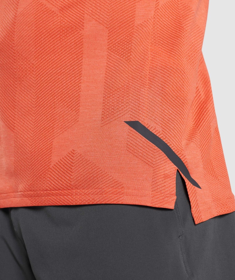 Gymshark Apex Tričko Spicy Orange-papaya Orange