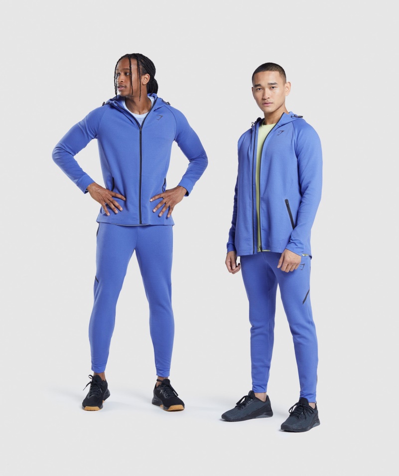 Gymshark Apex Technická Bunda Kurtová Modrá