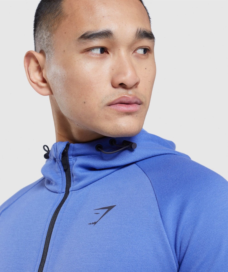Gymshark Apex Technická Bunda Kurtová Modrá
