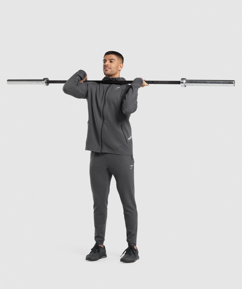 Gymshark Apex Technická Bunda ónyx šedá