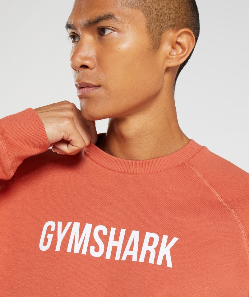 Gymshark Apollo Crew Búrka červená