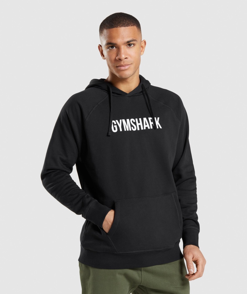 Mikina S Kapucňou Gymshark Apollo čierna