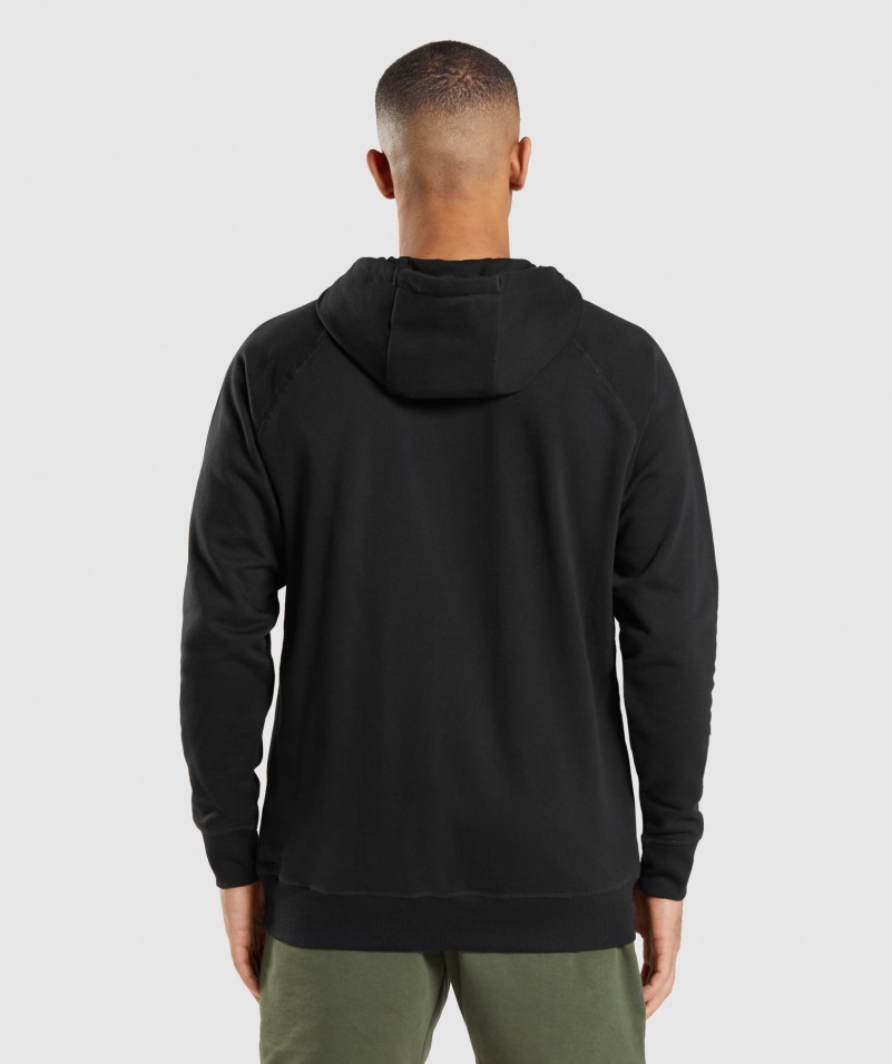 Mikina S Kapucňou Gymshark Apollo čierna