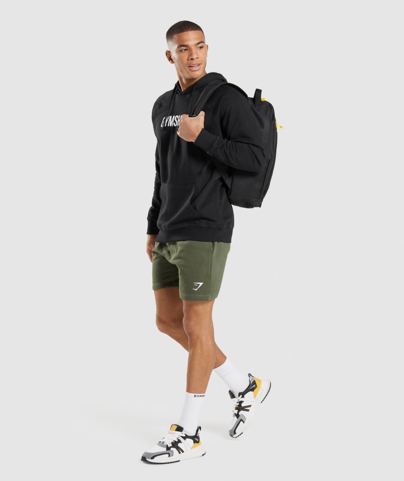 Mikina S Kapucňou Gymshark Apollo čierna