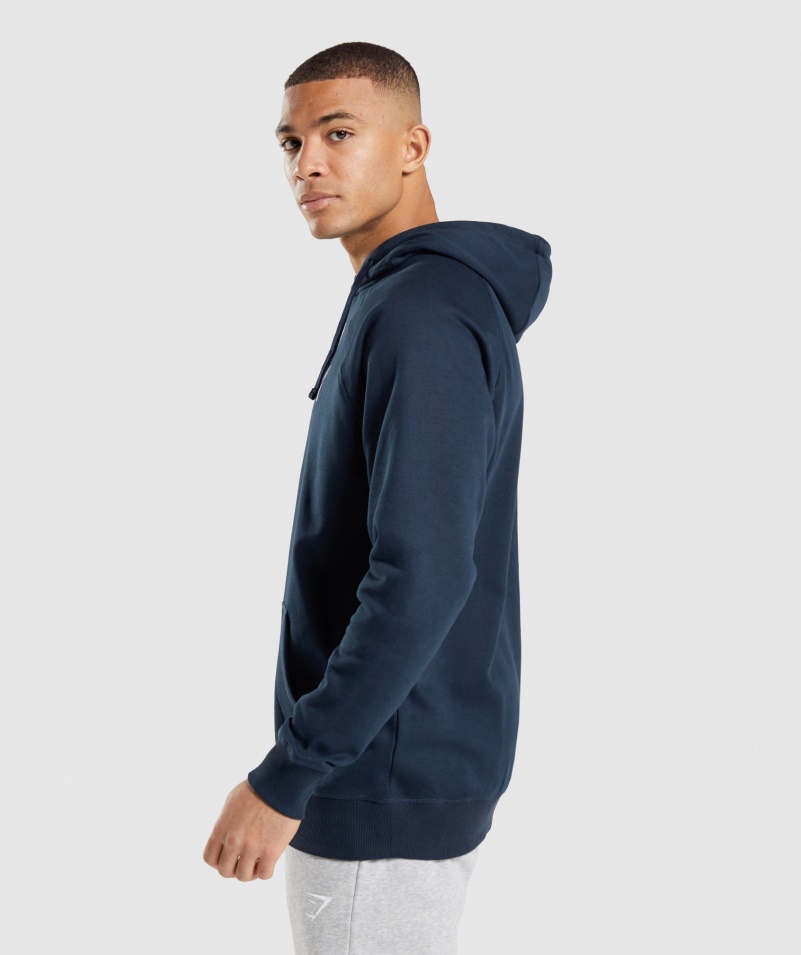 Gymshark Apollo Mikina S Kapucňou Námornícka