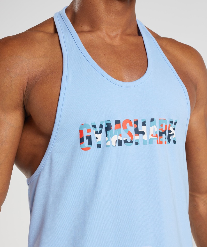 Gymshark Apollo Výplň Stringer Moonstone Blue