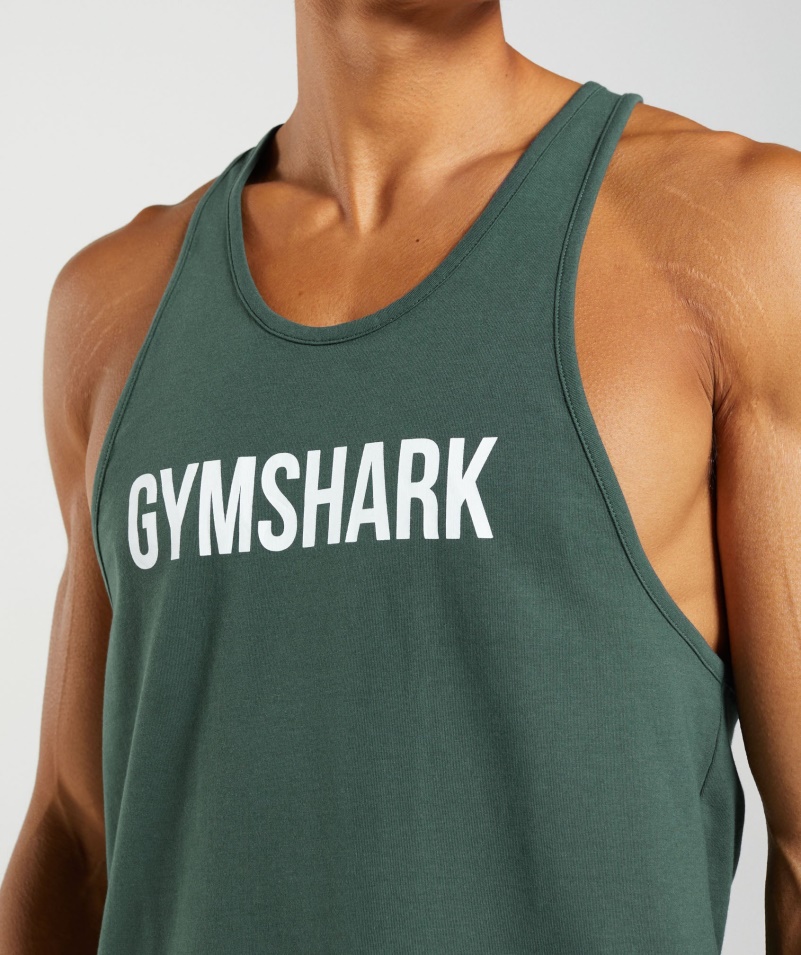 Gymshark Apollo Stringer Obsidián Zelený