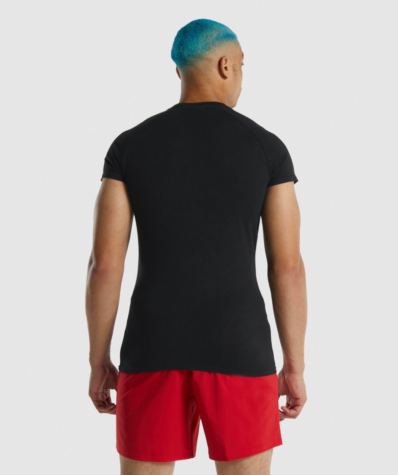 Gymshark Apollo Tričko čierne