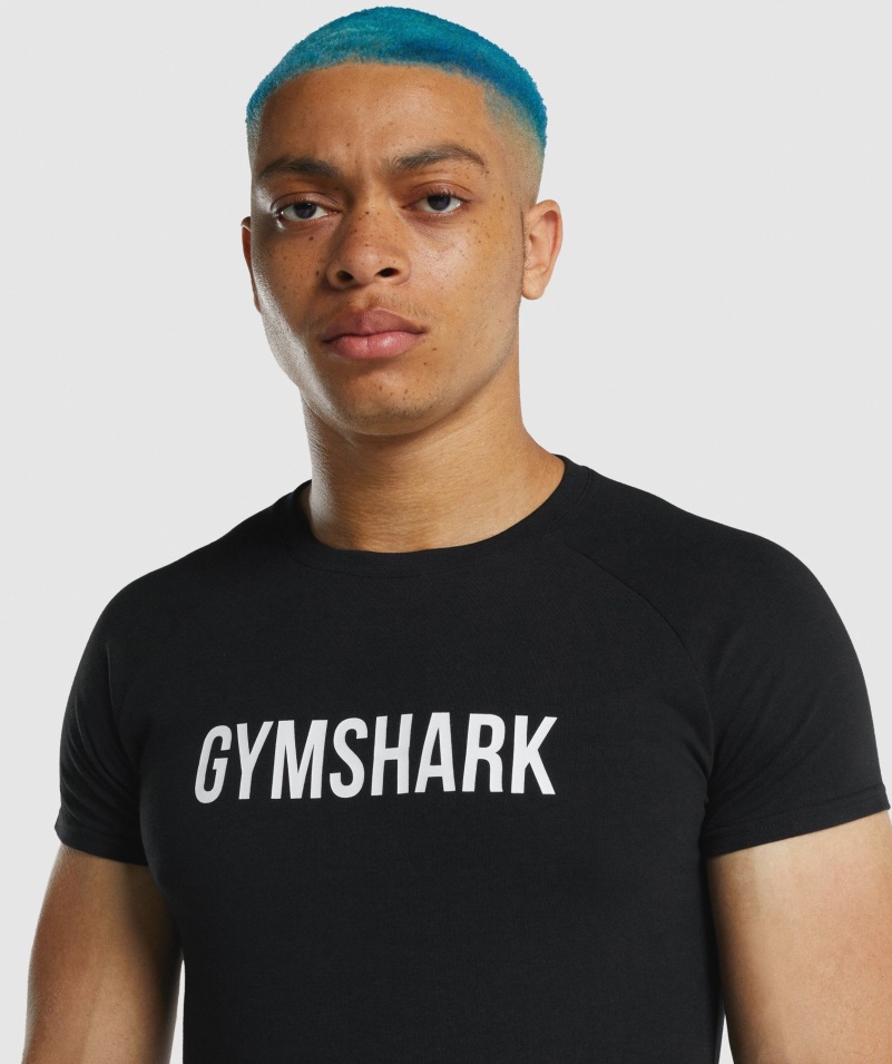 Gymshark Apollo Tričko čierne