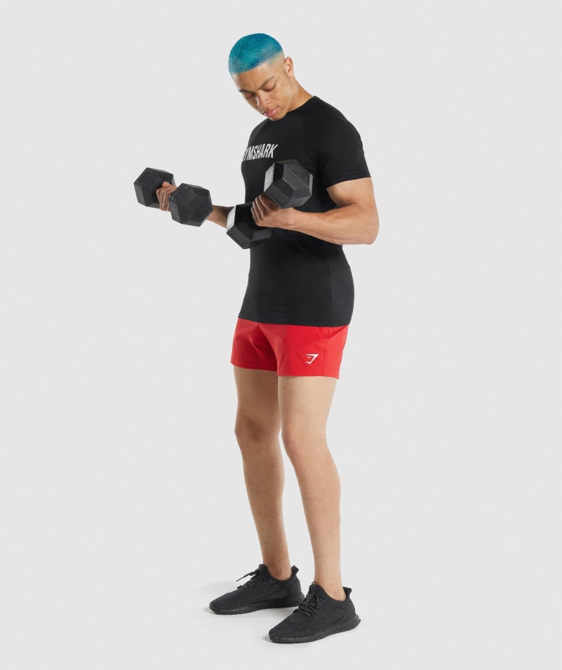 Pánske Tričko Gymshark Apollo čierne