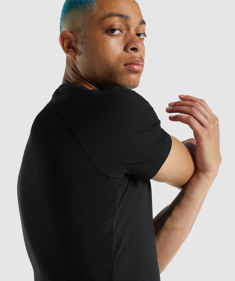 Pánske Tričko Gymshark Apollo čierne