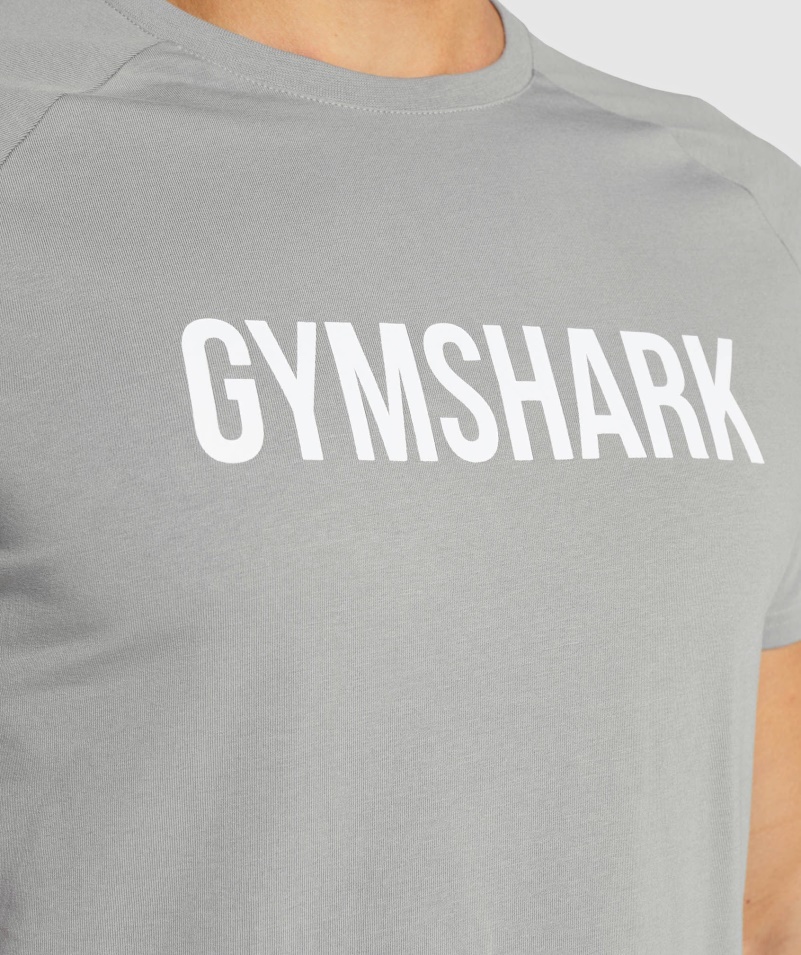 Gymshark Apollo Tričko Pánske Smokey Grey