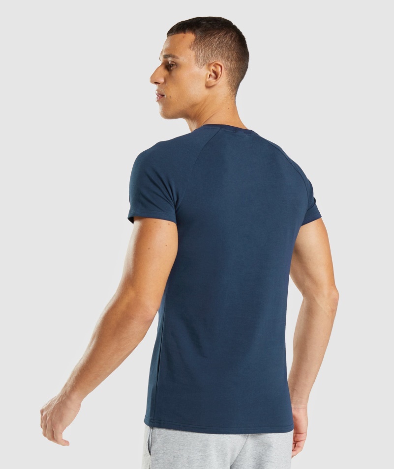 Gymshark Apollo Tričko Námornícke