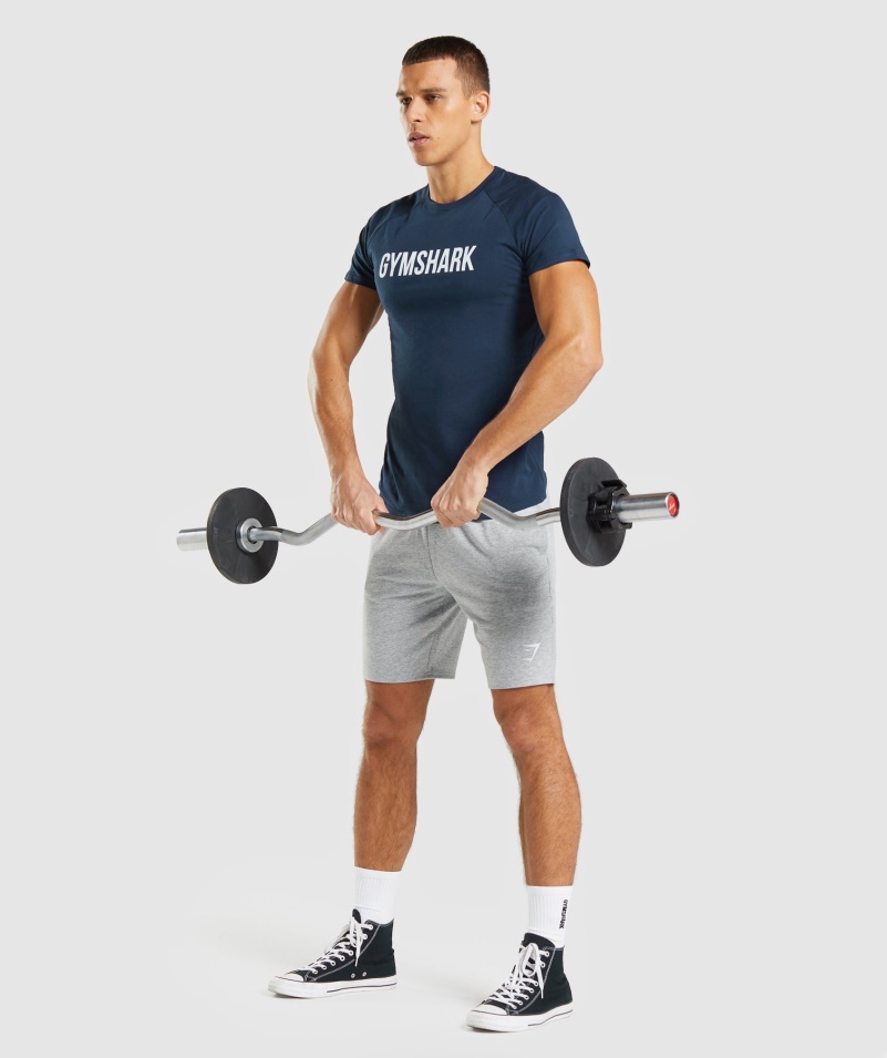 Gymshark Apollo Tričko Námornícke