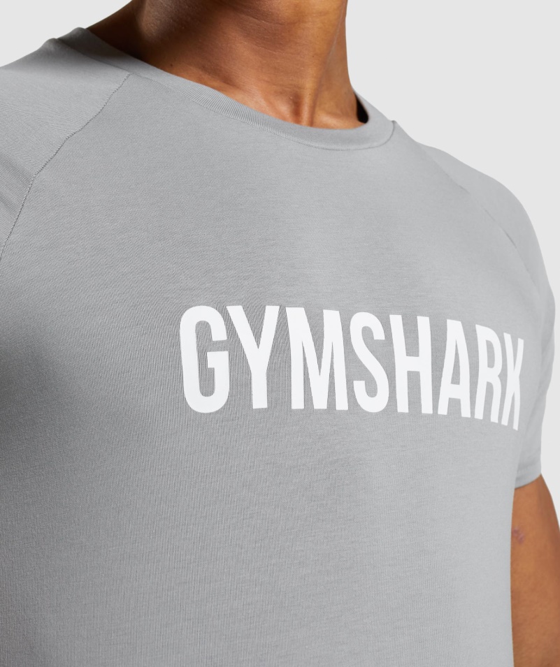 Gymshark Apollo Tričko Smokey Grey