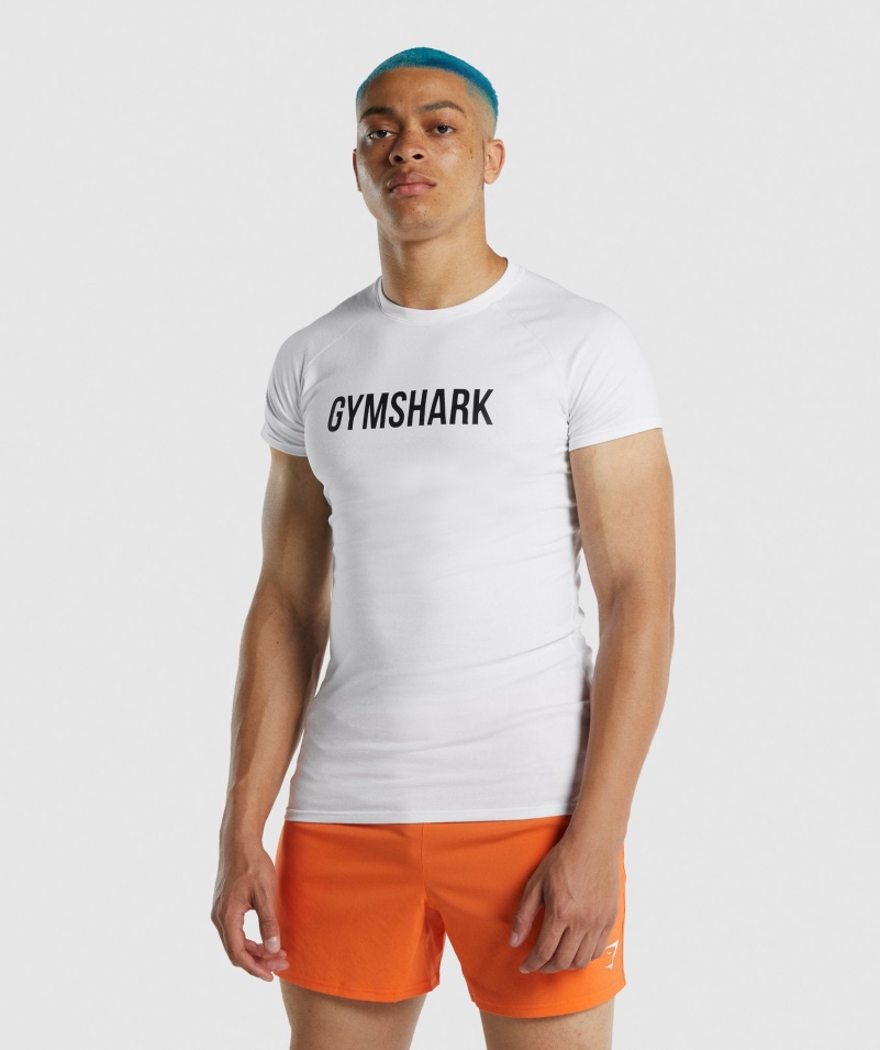 Gymshark Apollo Tričko Biele