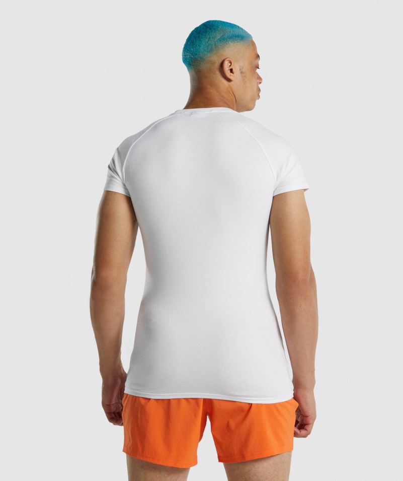 Gymshark Apollo Tričko Biele