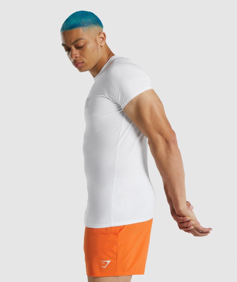 Gymshark Apollo Tričko Biele