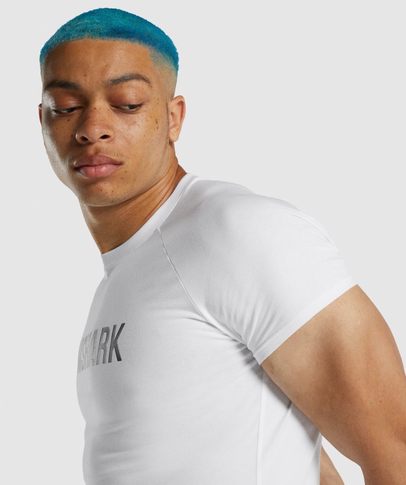 Gymshark Apollo Tričko Biele