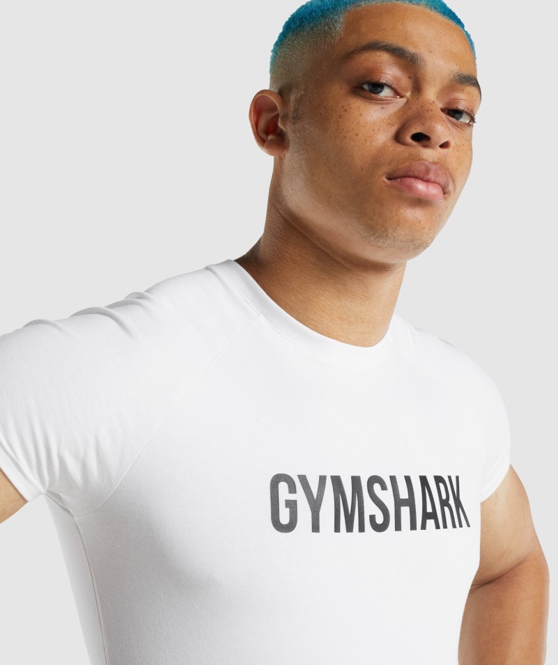Gymshark Apollo Tričko Biele