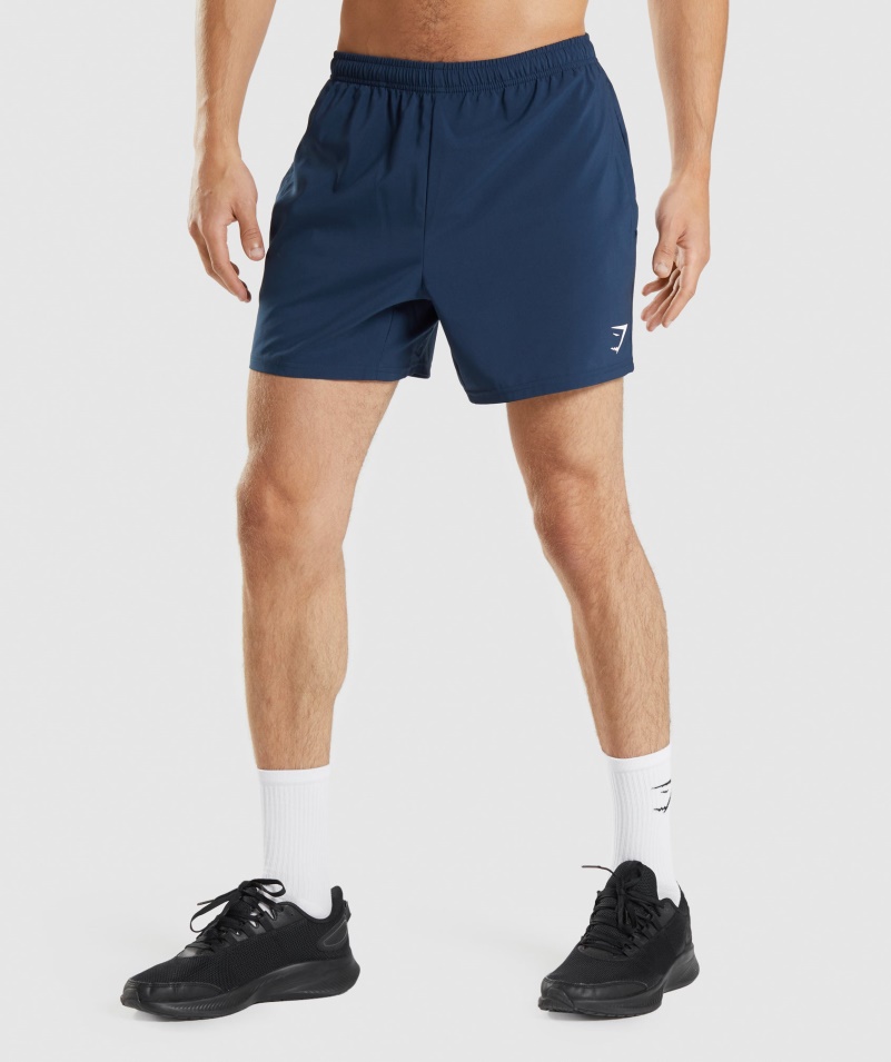 Gymshark Príchod 5" šortky Námornícke