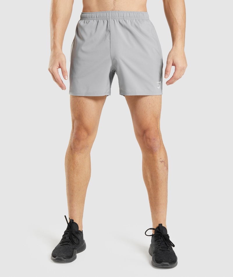 Gymshark Príchod 5" šortky Smokey Grey
