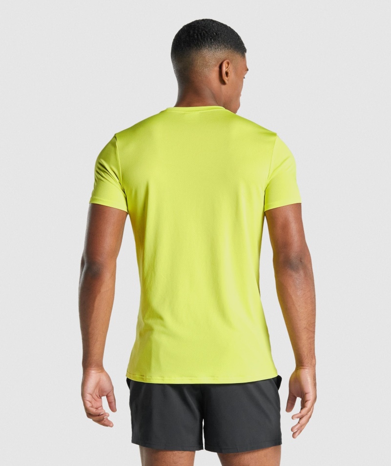 Gymshark Príchod Grafické Tričko žlté