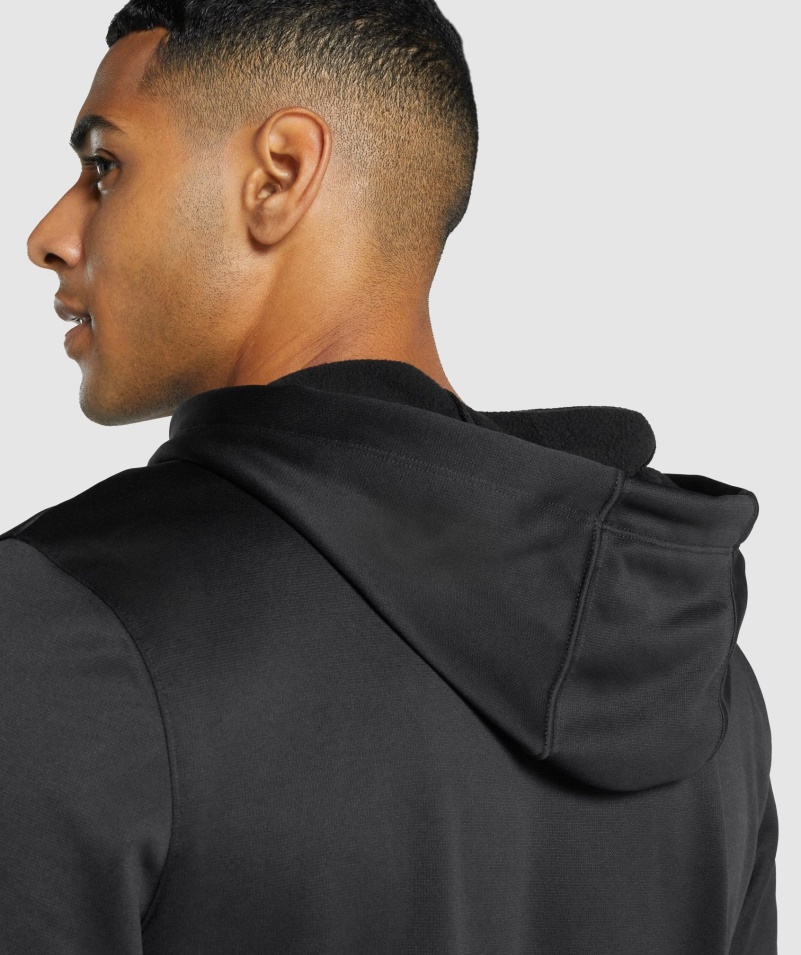 Gymshark Príchod Mikina S Kapucňou čierna