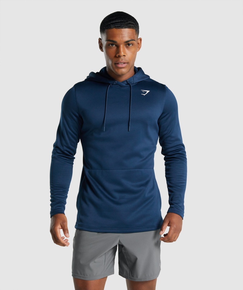 Gymshark Príchod Mikina S Kapucňou Námornícka