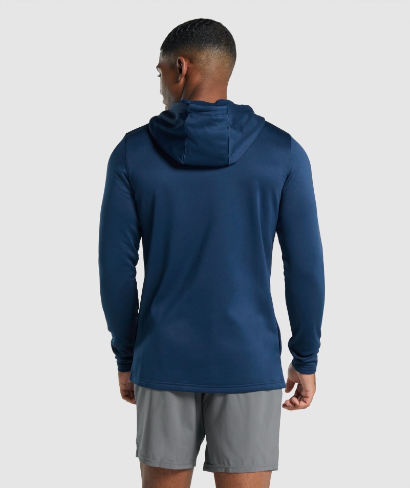 Gymshark Príchod Mikina S Kapucňou Námornícka