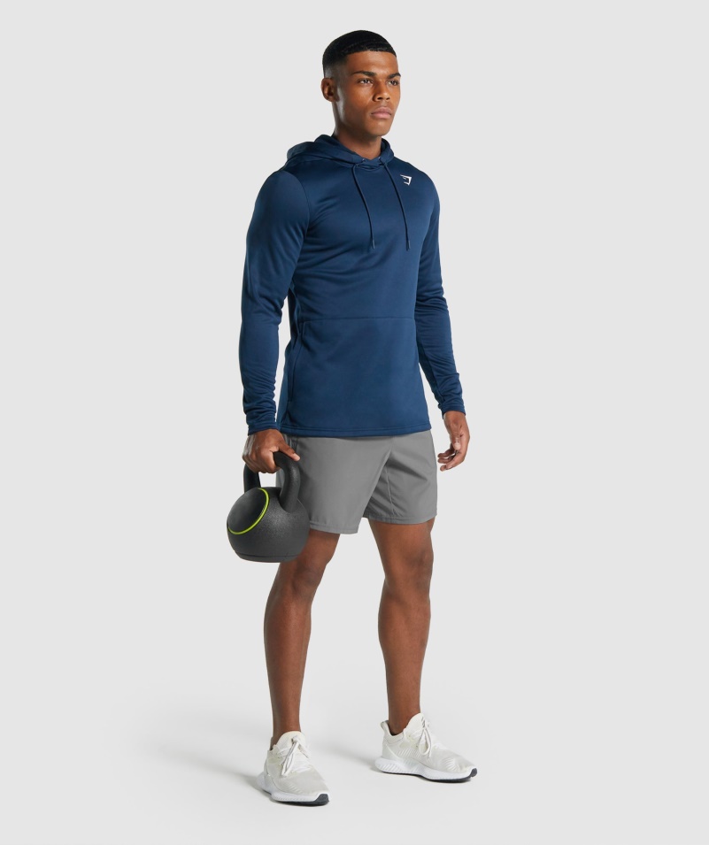 Gymshark Príchod Mikina S Kapucňou Námornícka