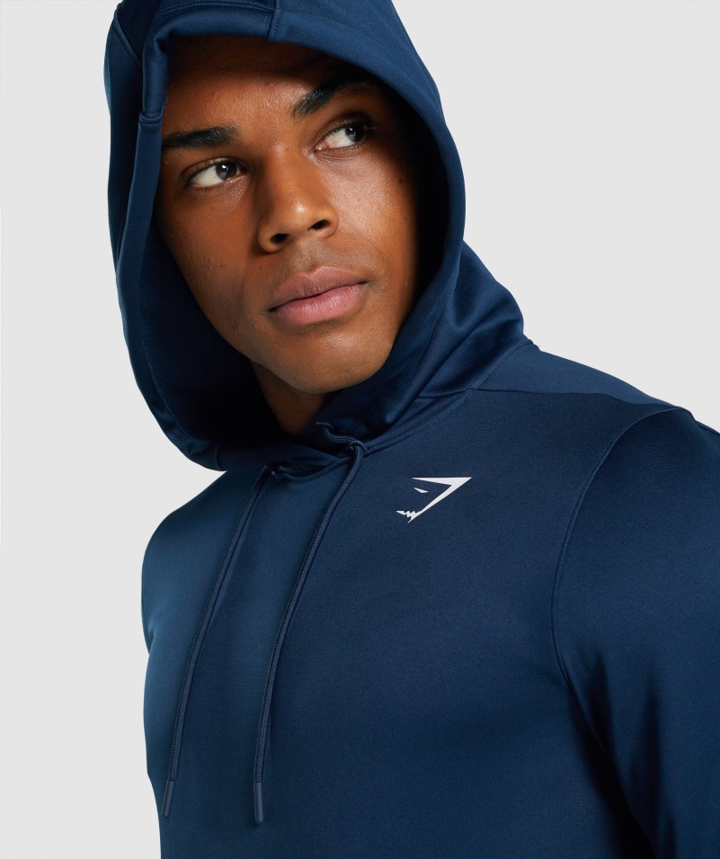 Gymshark Príchod Mikina S Kapucňou Námornícka