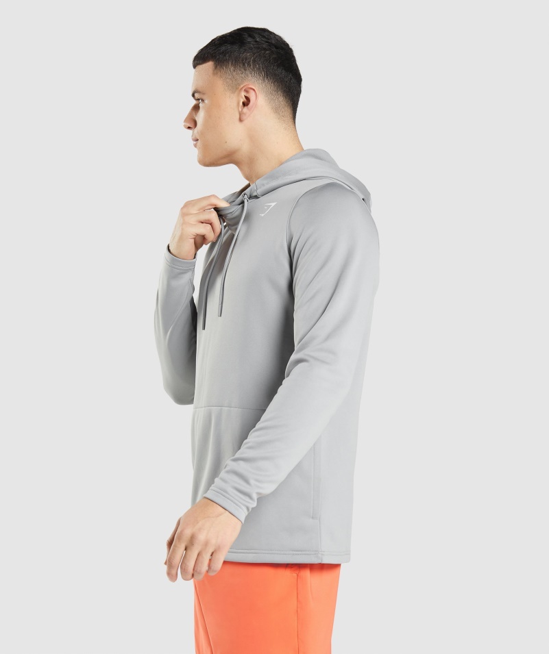 Gymshark Príchod Mikina S Kapucňou Smokey Grey
