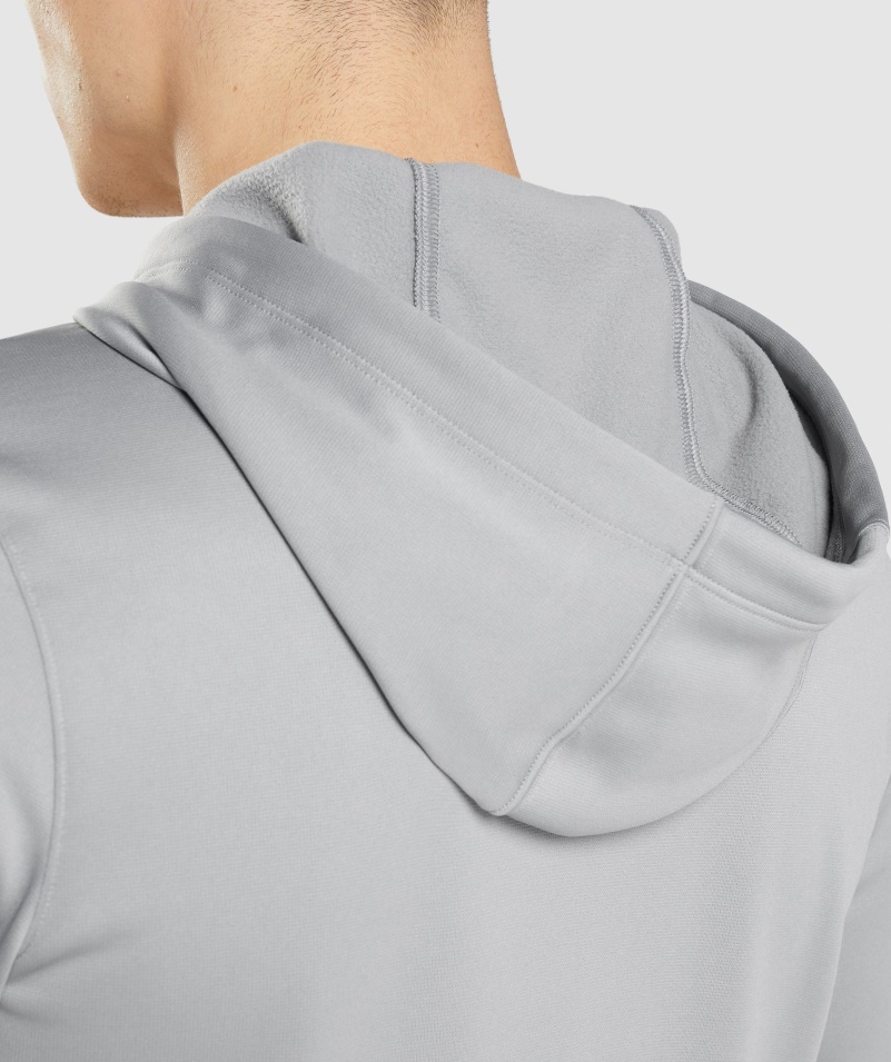 Gymshark Príchod Mikina S Kapucňou Smokey Grey