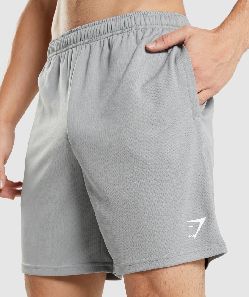 Gymshark Príchod Pletené šortky Smokey Grey