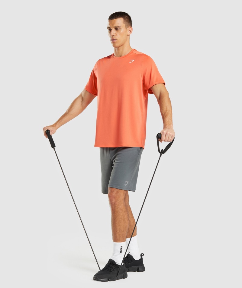 Gymshark Príchod Regular Fit Tričko Papaya Orange