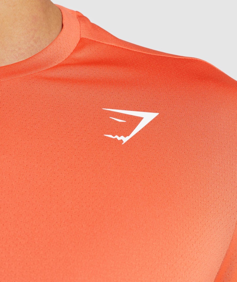 Gymshark Príchod Regular Fit Tričko Papaya Orange