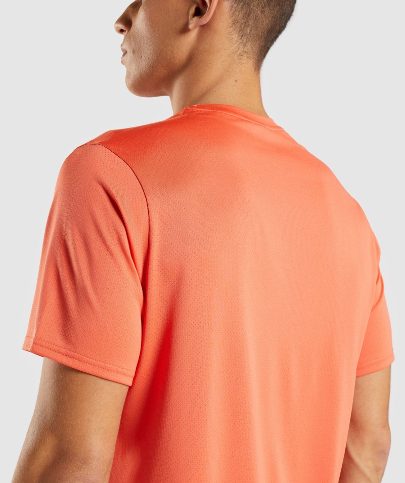 Gymshark Príchod Regular Fit Tričko Papaya Orange