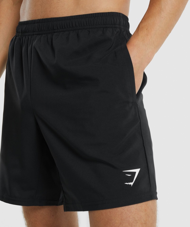 Gymshark Príchod šortky čierne