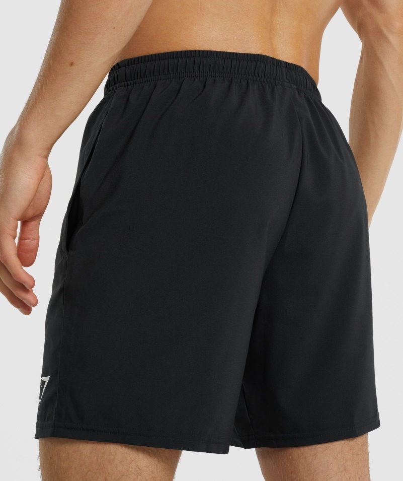 Gymshark Príchod šortky čierne