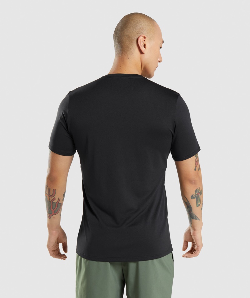 Gymshark Príchod Tričko čierne